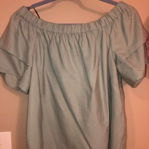 Off the shoulder, forever 21 top.